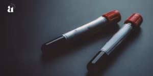 Blood tubes like the ones used in the Cardio IQ Advanced Heart Risk Test